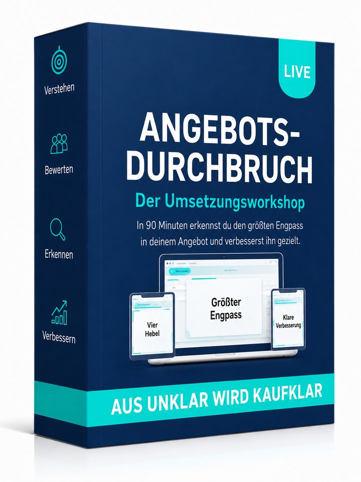Angebots-Durchbruch Cover